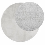 Vidaxx tapis oviedo poils ras ø 200 cm gris