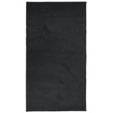 VidaXL tapis oviedo poils ras 60x110 cm noir