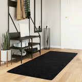 Vidaxl Rug Oviedo Low -Boile 80x200 cm Black