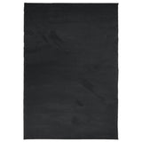 Vidaxx tapis oviedo poils ras 120x170 cm noir
