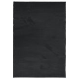 VidaXL tapis oviedo poils ras 140x200 cm noir