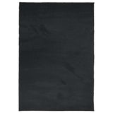 VidaXL tapis oviedo poils ras 160x230 cm noir