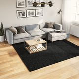 VidaXL Tapis OVIEDO poils ras 240x240 cm noir