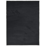 VidaXL tapis oviedo poils ras 240x340 cm noir