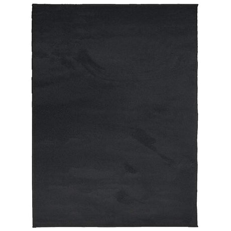 VidaXL tapis oviedo poils ras 240x340 cm noir