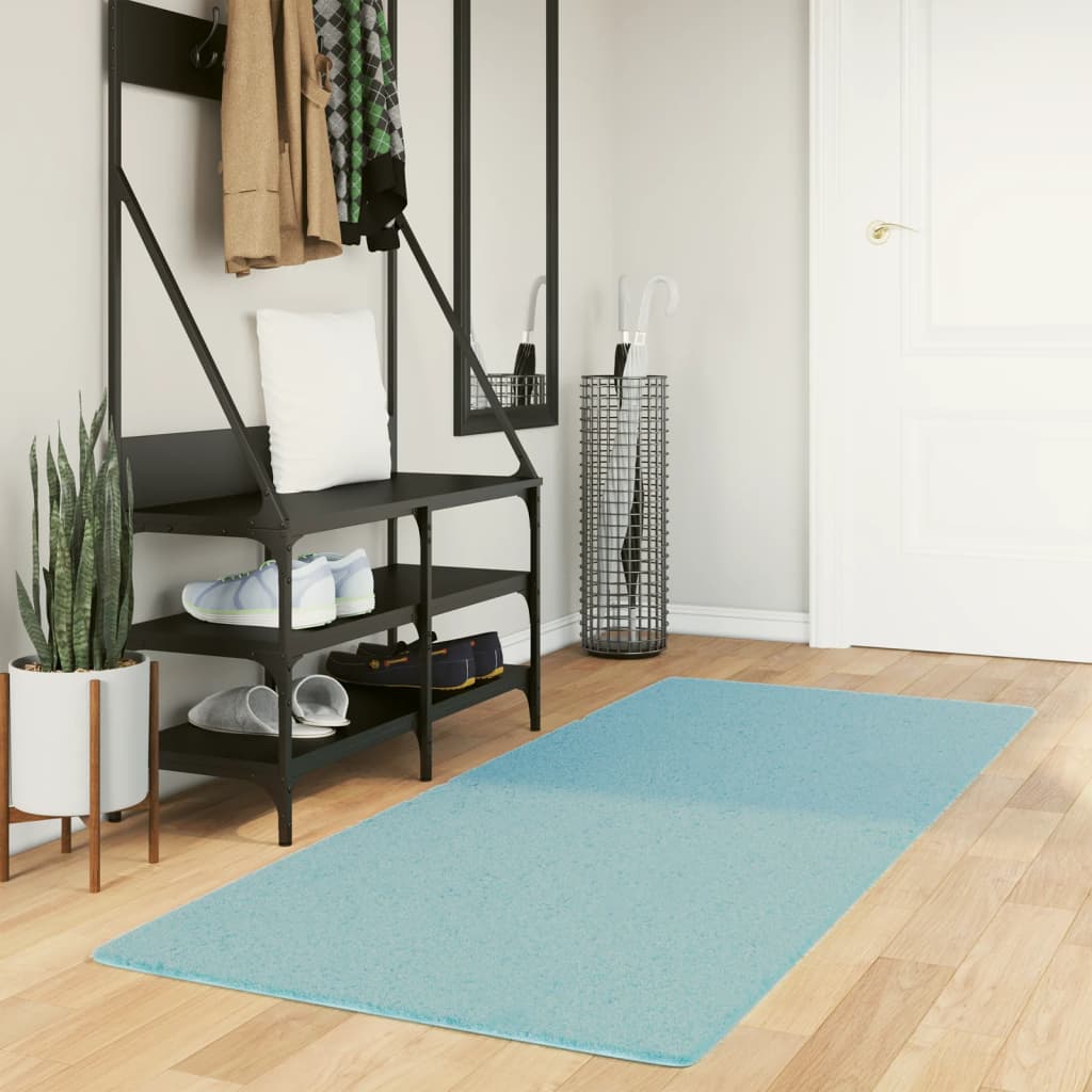 Vidaxl Rug Oviedo Low -Pole 80x200 cm grønn