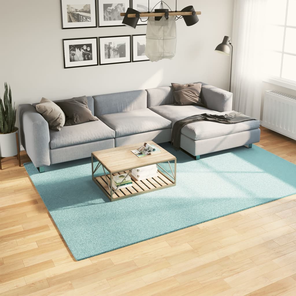 VidaXL tapis oviedo poils ras 200x280 cm vert