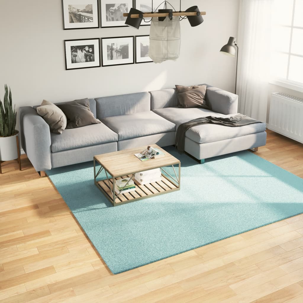 Vidaxl Rug Oviedo Low -Boile 240x240 cm grønn