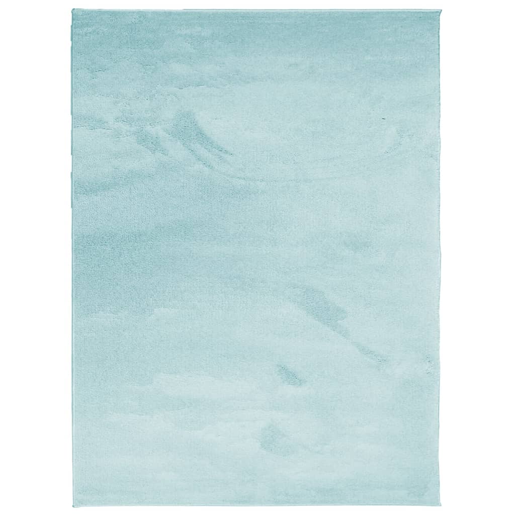 VidaXL tapis oviedo poils ras 240x340 cm vert