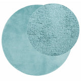 VidaXL tapis oviedo poils ras ø 120 cm vert