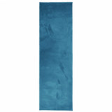 VidaXL tapis oviedo poils ras 80x250 cm turquoise