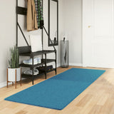 VidaXL tapis oviedo poils ras 80x250 cm turquoise