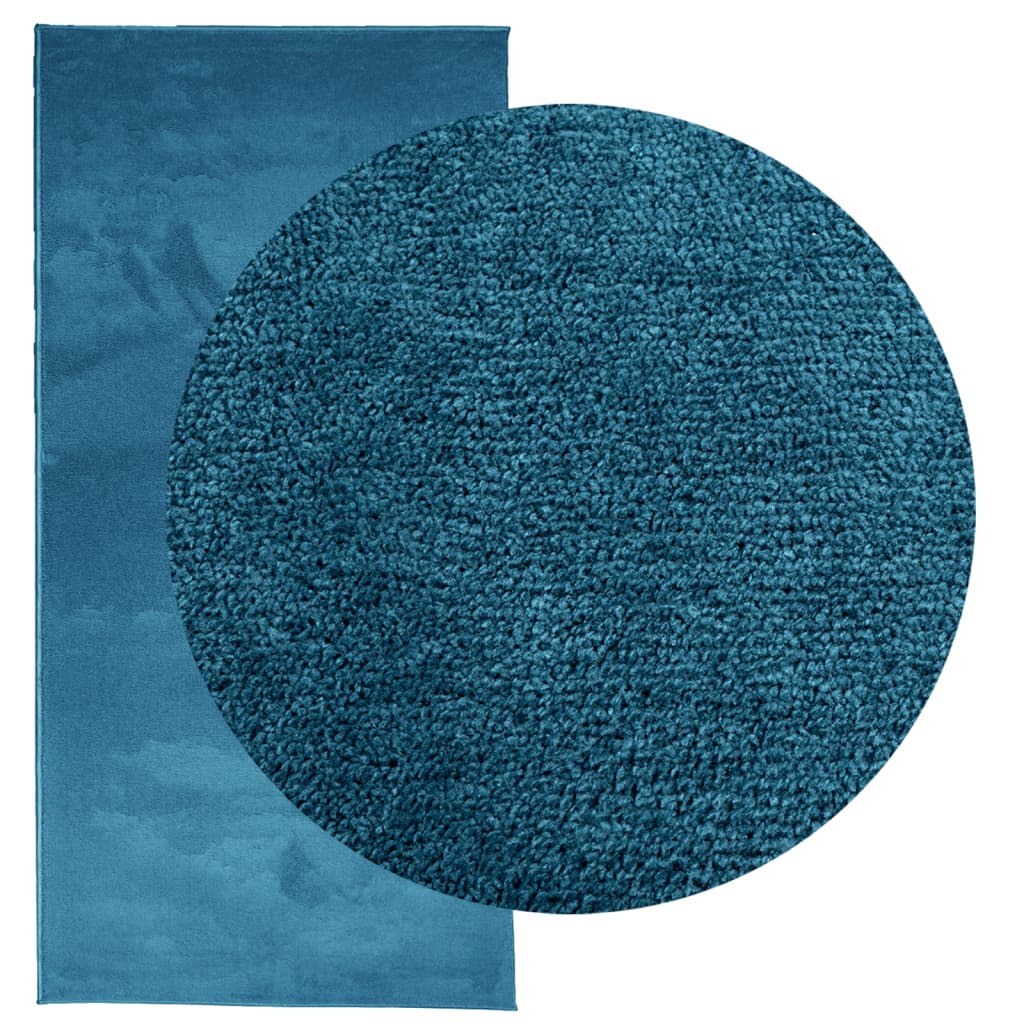 VidaXL tapis oviedo poils ras 100x200 cm turquoise