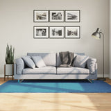 VidaXL tapis oviedo poils ras 100x200 cm turquoise