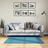 VIDAXL RUG OVIEDO Low -Pile 120x120 cm turkus