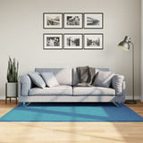 VidaXL tapis oviedo poils ras 120x170 cm turquoise