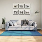 Vidaxl rug Oviedo Low -pile 120x170 cm Turquoise