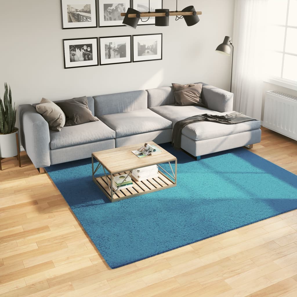 Vidaxl Rug Oviedo Low -Pile 240x240 cm turkis