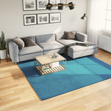 Vidaxl Rug Oviedo Low -Boile 240x240 cm Turquoise