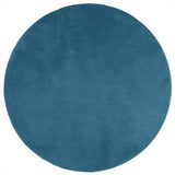 VidaXL Tapis OVIEDO poils courts Ø 160 cm turquoise