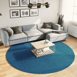 Taule Vidaxl Oviedo Low -Pile Ø 240 cm turquoise