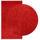 VidaXL tapis oviedo poils ras 80x150 cm rouge