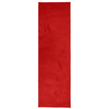 VidaXL tapis oviedo poils ras 80x250 cm rouge