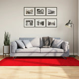 VidaXL tapis oviedo poils ras 100x200 cm rouge