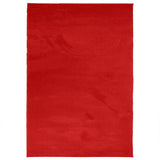 VidaXL tapis oviedo poils ras 160x230 cm rouge