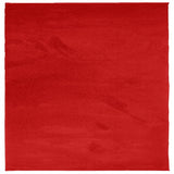 VidaXL tapis oviedo poils ras 240x240 cm rouge