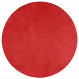 VidaXL tapis oviedo poils ras ø 100 cm rouge