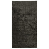 Vidaxl tapis istan poils longs brillant 80x150 cm anthracite