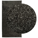 VidaXL rug Istan for high pile shiny 80x150 cm anthracite -colored