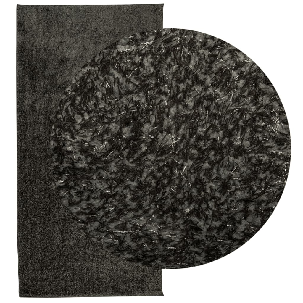 Vidaxx tapis istan poils longs brillant 100x200 cm anthracite
