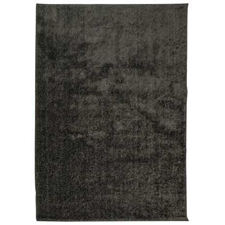 Vidaxl tapis istan poils longs brillant 120x170 cm anthracite