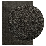Vidaxl tapis istan poils longs brillant 120x170 cm anthracite