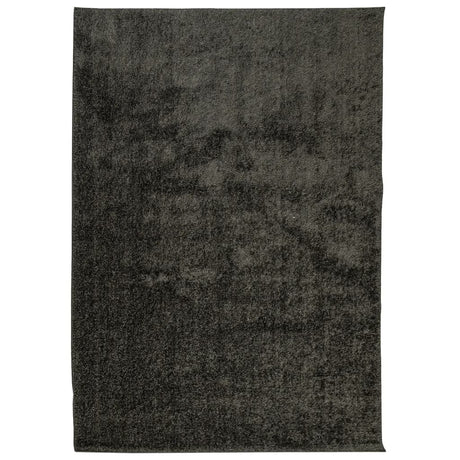 Vidaxl tapis istan poils longs brillant 140x200 cm anthracite