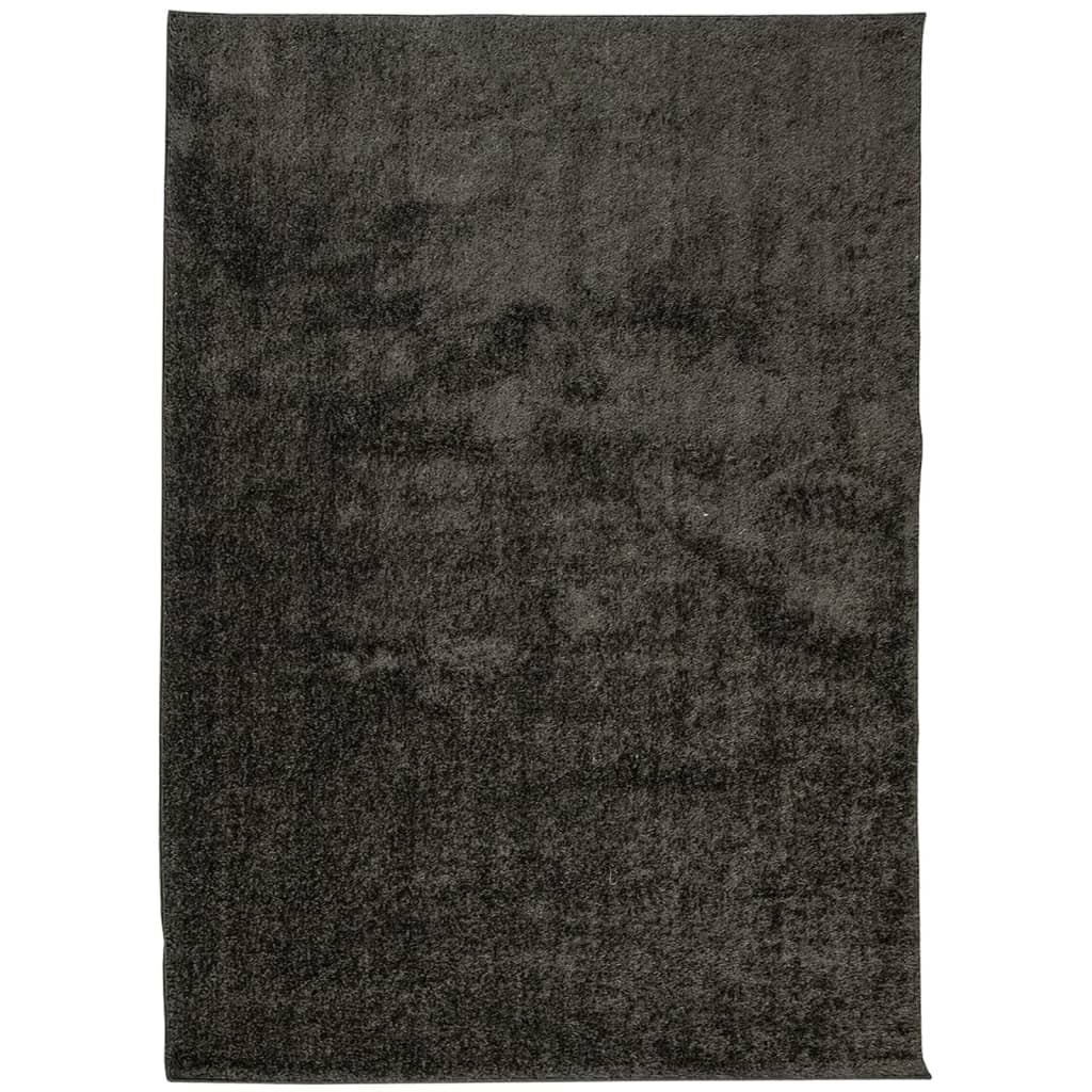 Vidaxl -mattan Istan All -Pile Glossy 200x280 cm Anthracite -färgad