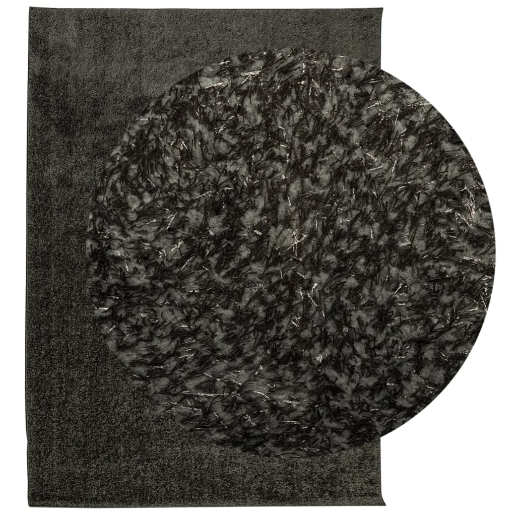 VidaXL rug Istan for high pile shiny 240x340 cm anthracite -colored