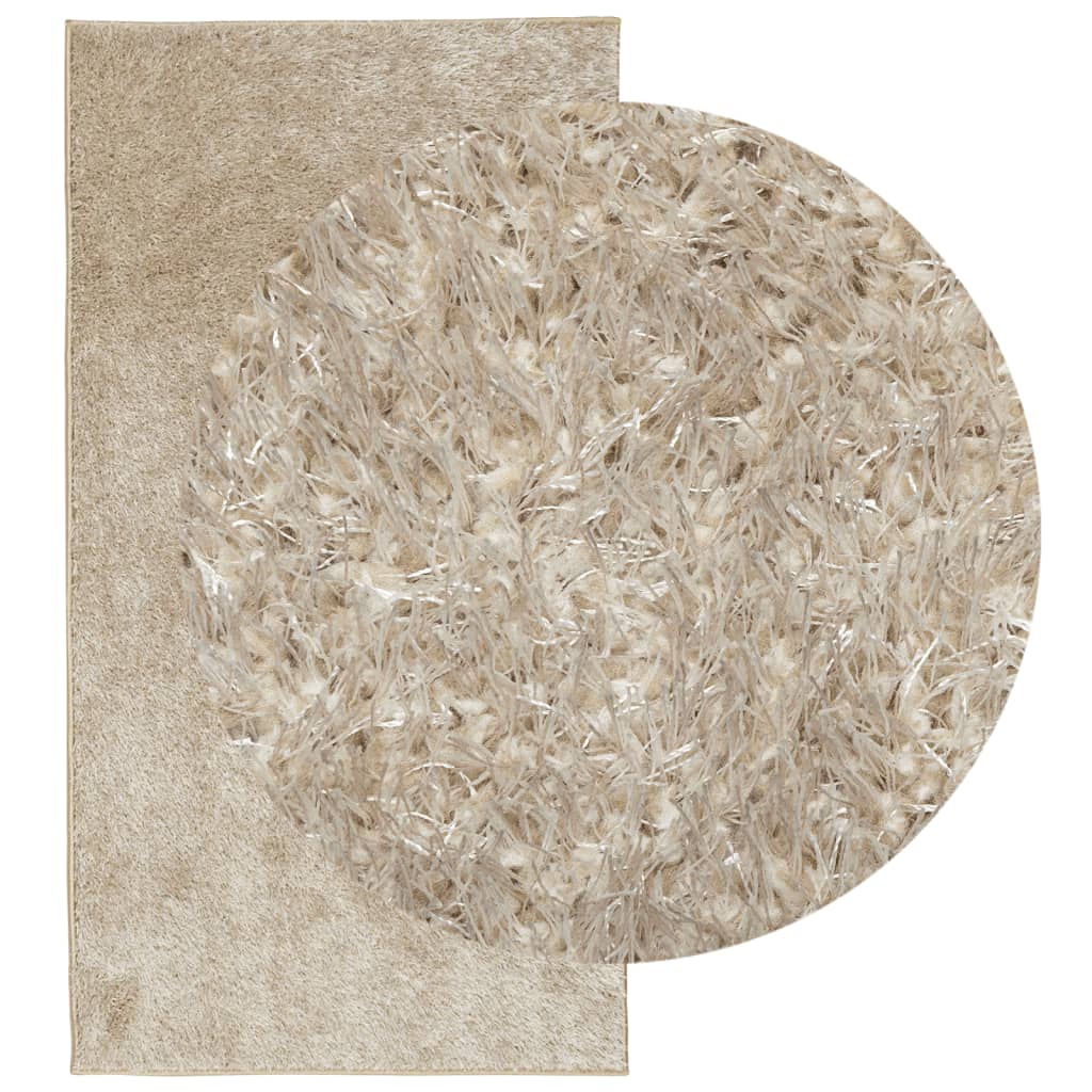 Vidaxx tapis istan poils longs brillant 100x200 cm beige