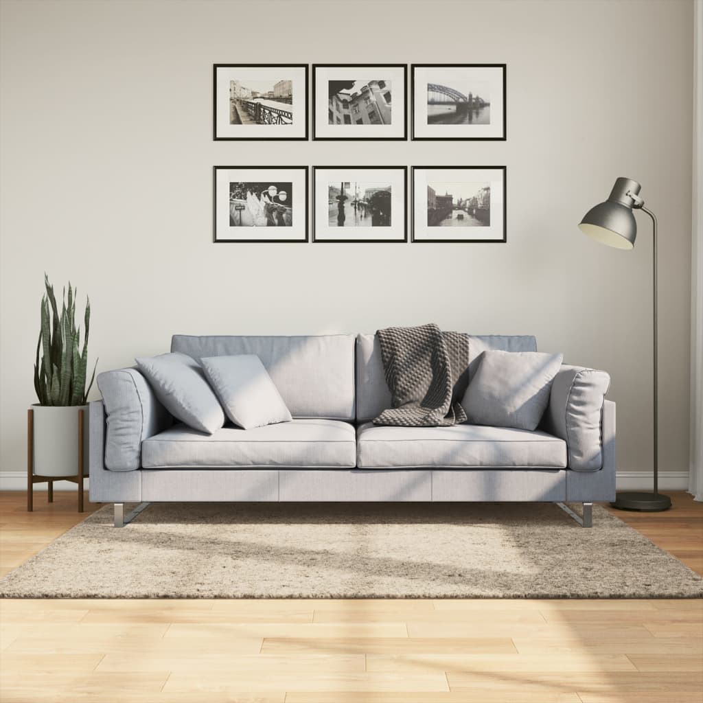 Vidaxl -mattan istan mycket glänsande 120x170 cm beige