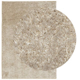Vidaxx tapis istan poils longs brillant 140x200 cm beige