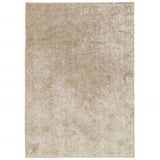 Vidaxl Teppich Istan hoher Stapel glänzend 160x230 cm Beige