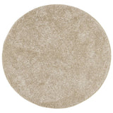 Vidaxl tapis istan poils longs brillant ø 100 cm beige
