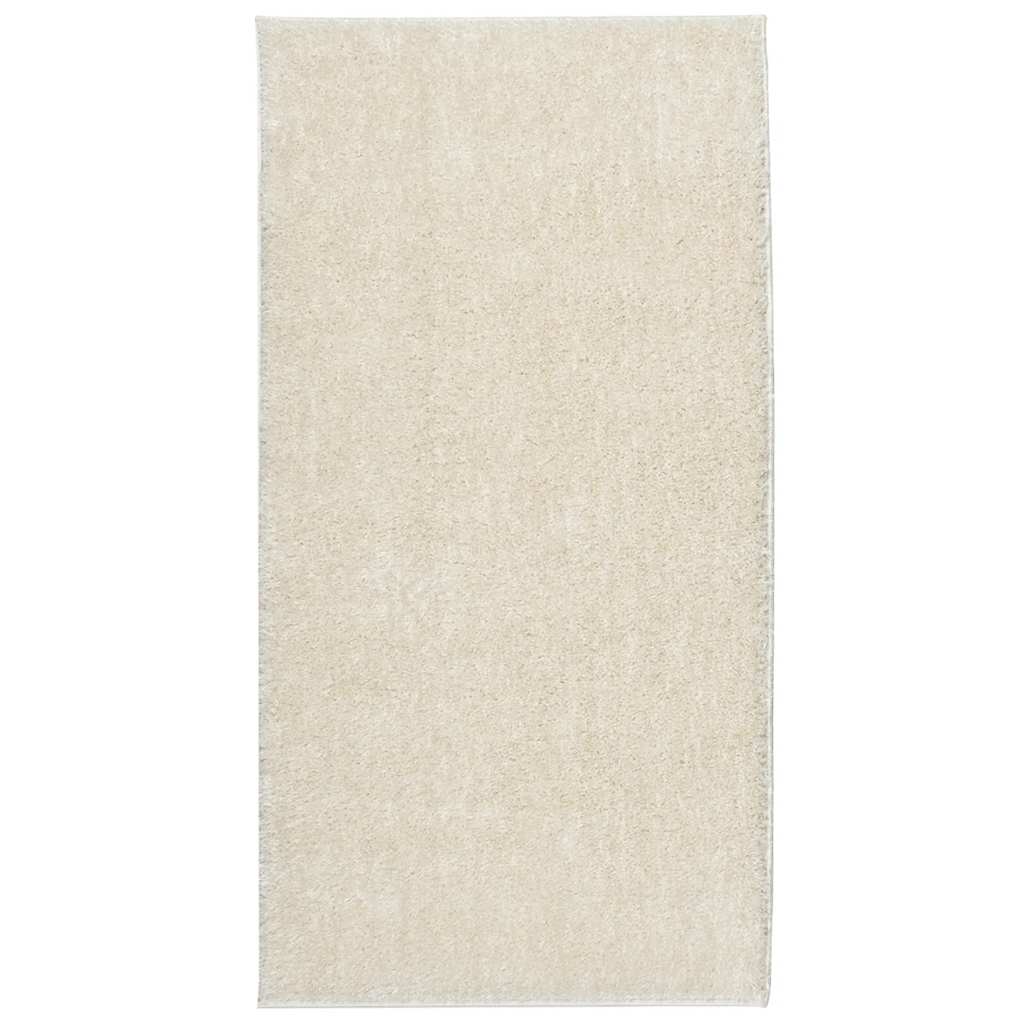 Vidaxx tapis istan poils longs brillant 80x150 cm couleur crème