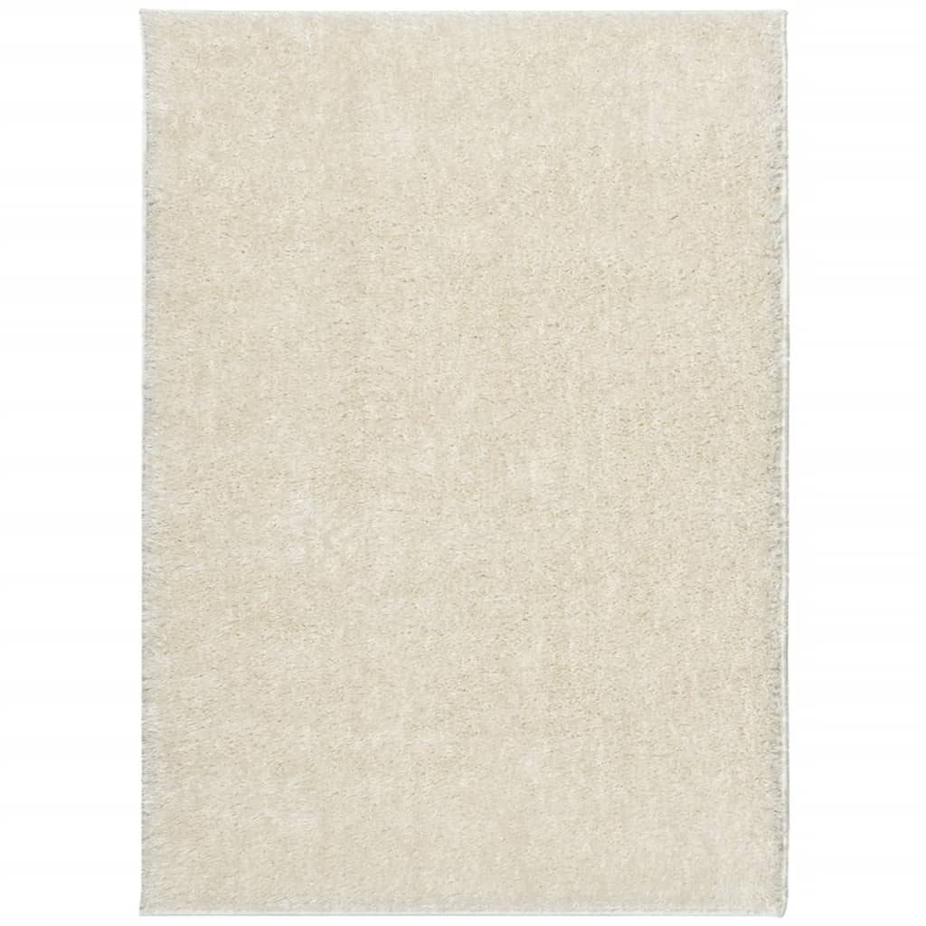 Vidaxx tapis istan poils longs brillant 200x280 cm couleur crème