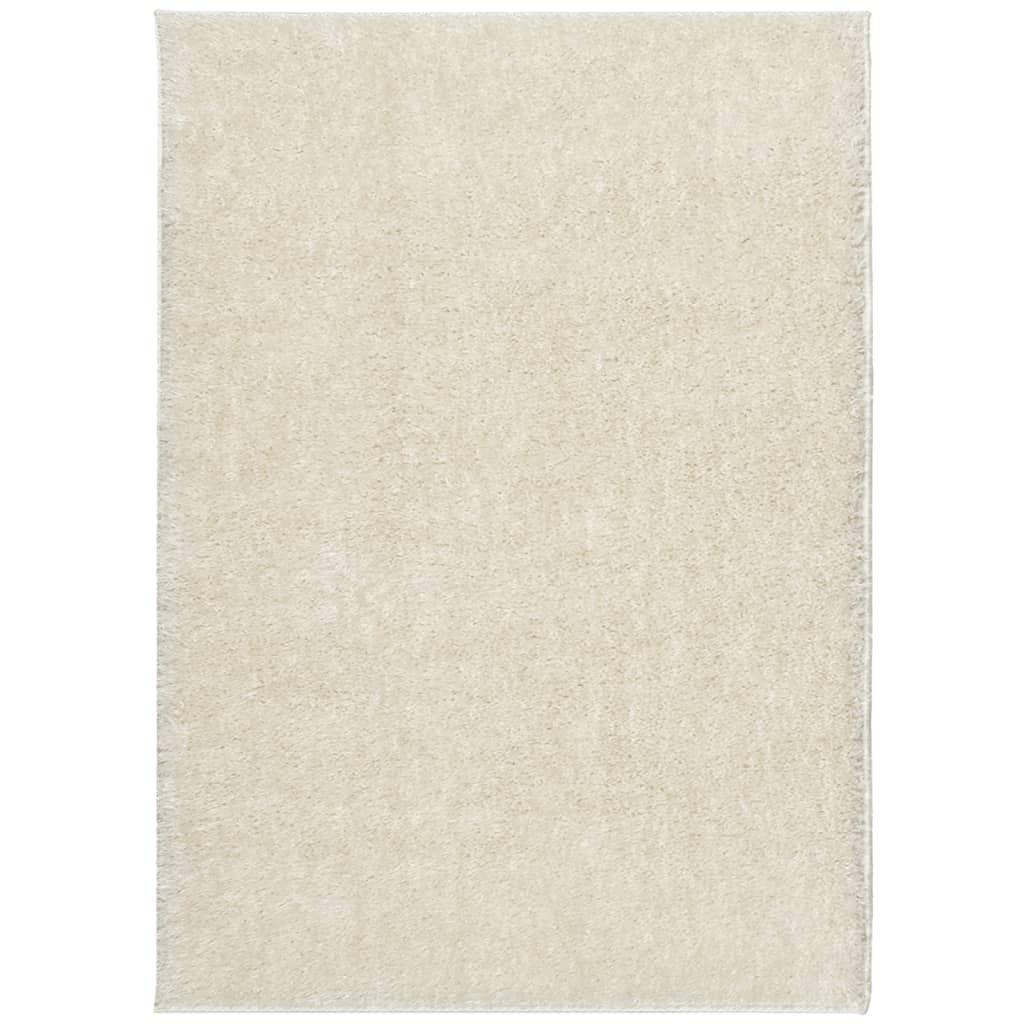 Vidaxl rug istan laange Staang glänzend 240x340 cm Crème -Colored