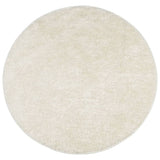 VidaXL rug Istan for high pile glossy Ø 80 cm cream -colored