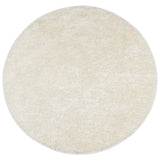 Vidaxl tapis istan poils longs brillant ø 120 cm couleur crème