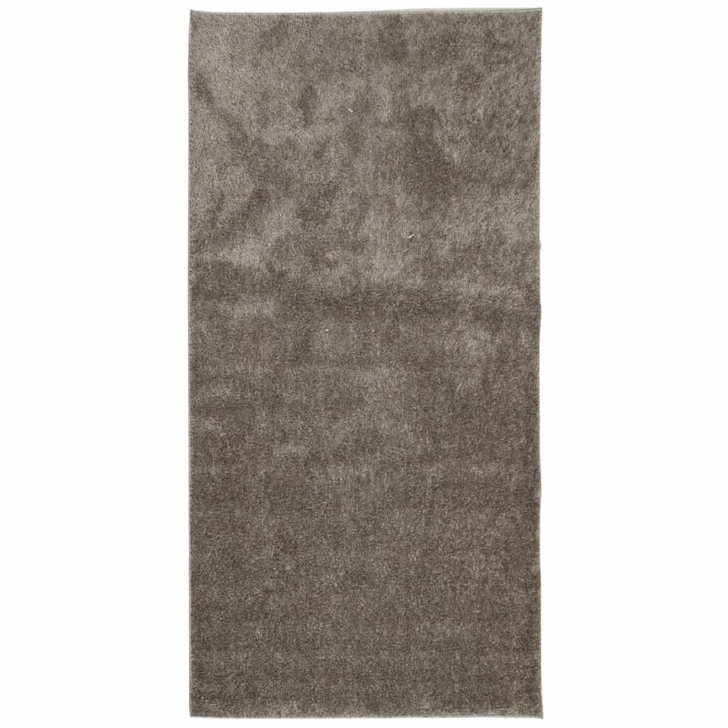 Vidaxx tapis istan poils longs brillant 100x200 cm gris